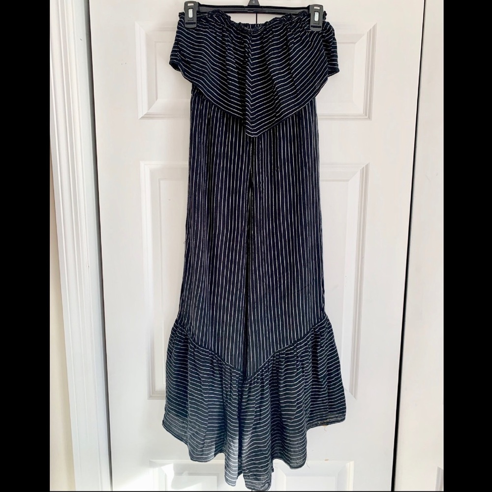 AE Striped Tube Jumpsuit
